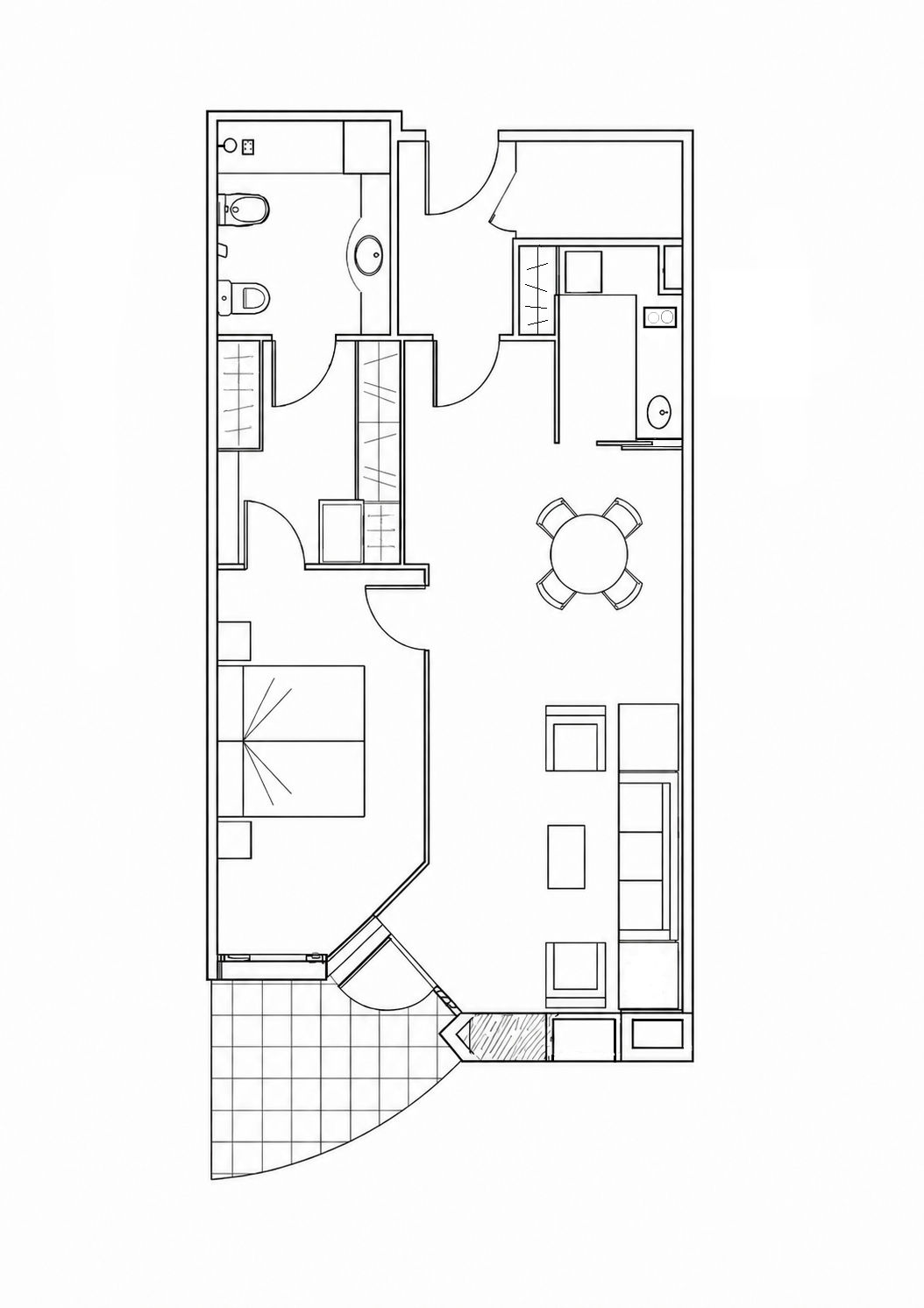 Plano apartamento 313